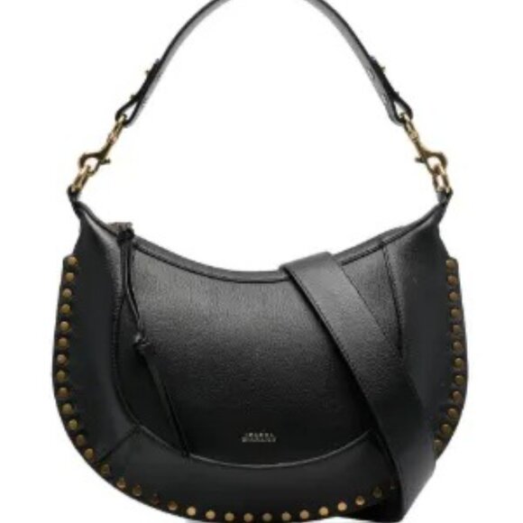 Isabel Marant Sleek Black Crossbody with Gold Details Fashion❤️🎉🎉🎉🎉 - Picture 4 of 8